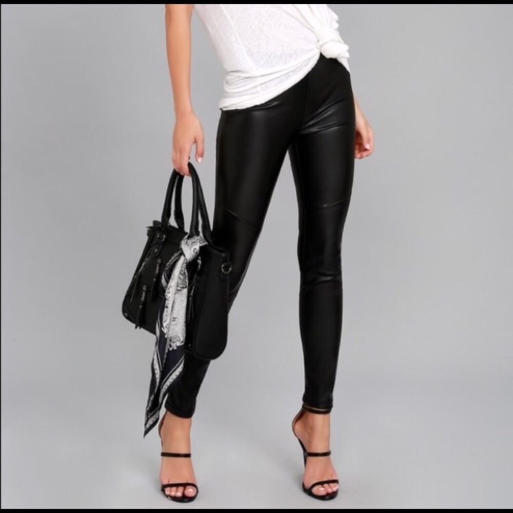 Free People faux leather pants